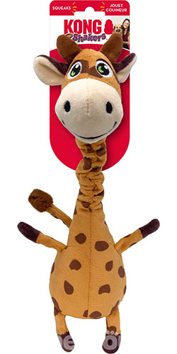 Kong Shakers Bobz Giraffe Іграшка "Жираф" з пискавкою для собак
