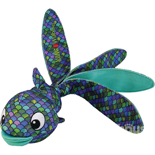 Kong Wubba Finz Blue Іграшка "Риба" для собак