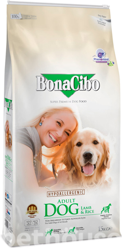 BonaCibo Корм з ягнятиною для дорослих собак