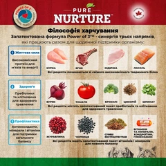 Pure Nurture Корм з лососем для дорослих котів