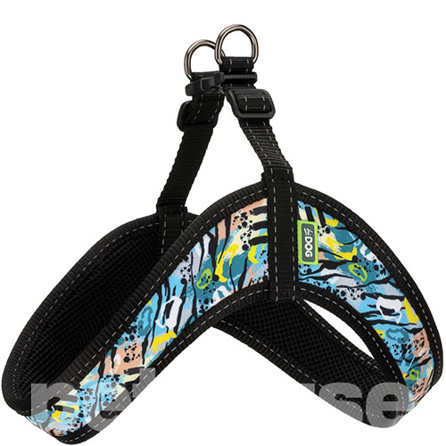 HiDog Comfort Нейлонова шлея "Abstraction blue" для собак