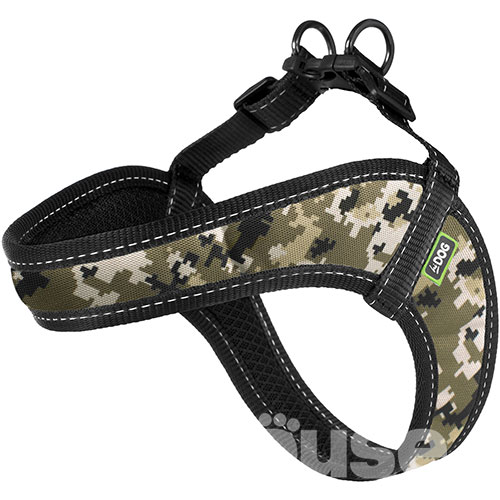 HiDog Comfort Нейлонова шлея "Militari Pixel" для собак