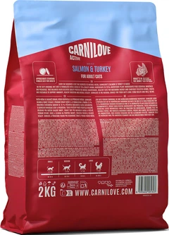 Carnilove Корм з індичка лосось для котів великих порід