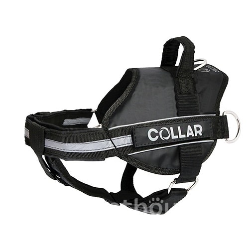 Collar DоgЕхтrеме Police Шлея для собак, чорна