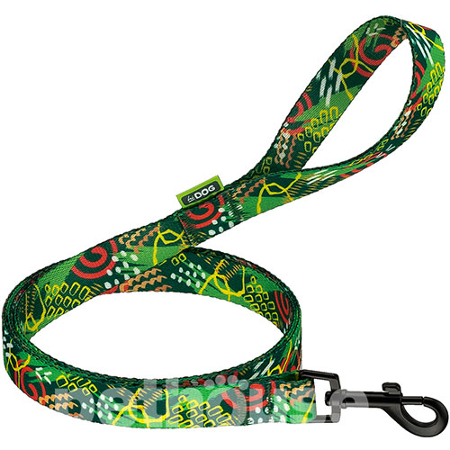 HiDog Нейлоновий повідець "Abstraction green" для собак