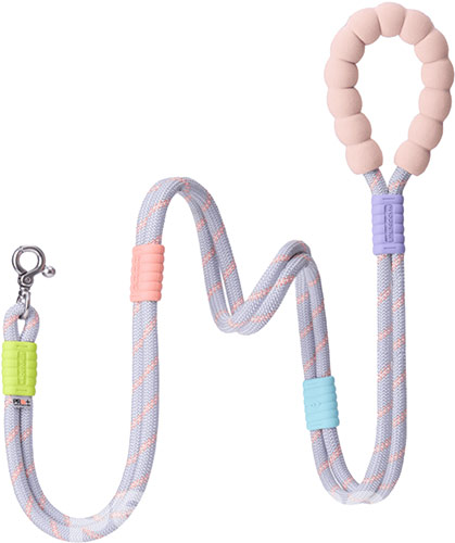 Maogoublue Marshmallow Plus Мотузковий повідець "Mauve Purple" для собак