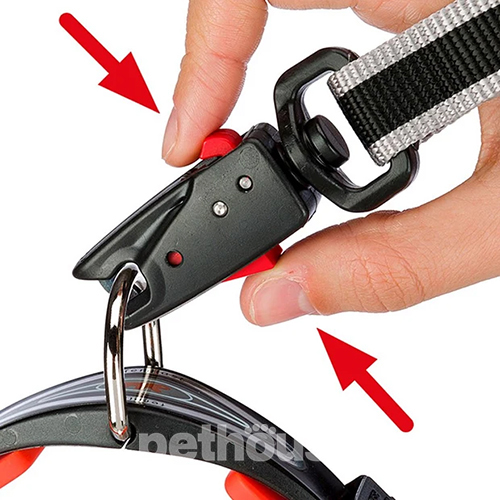 FerplastTwist Matic GM Короткий повідець для собак, плетений