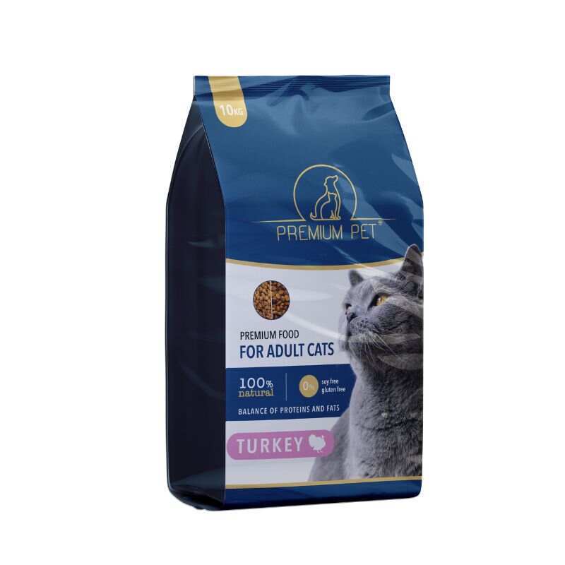 Premium Pet Сухий корм з індичкою для дорослих котів