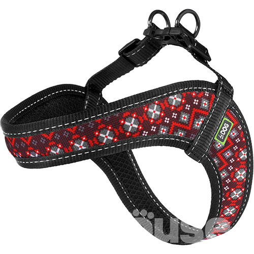 HiDog Comfort Нейлонова шлея "Вишиванка" для собак