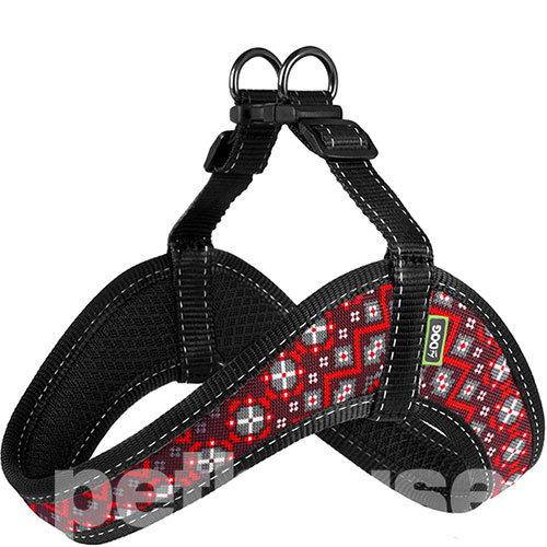 HiDog Comfort Нейлонова шлея "Вишиванка" для собак