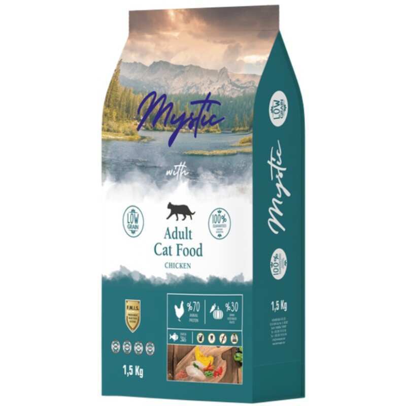 Mystic Adult Food Chicken - Сухий беззерновий корм з куркою для дорослих котів