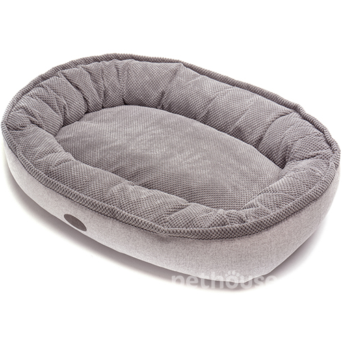 Harley and Cho Овальний лежак для собак Donut Grey