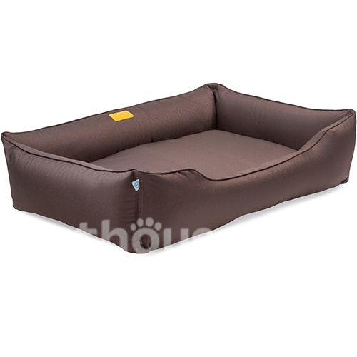 Harley and Cho М'який лежак з бортами Brown Waterproof