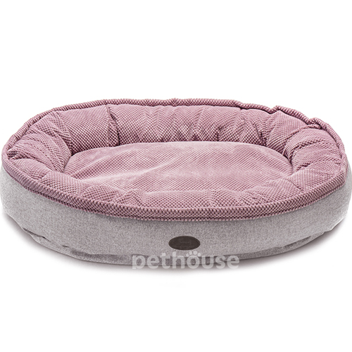 Harley and Cho Овальний лежак для собак Donut Pink