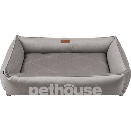 Harley and Cho М’який лежак з бортами Sofa Velour Gray