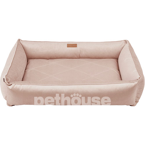 Harley and Cho М’який лежак з бортами Sofa Velour Pudra