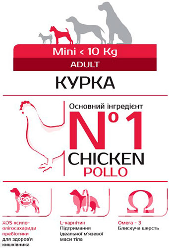 Monge Корм з курка рис для дорослих собак мініатюрних порід