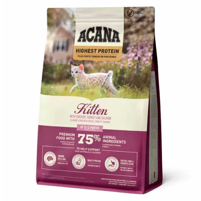 Acana Корм з курка індичка лосось для кошенят