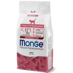 Monge Natural Superpremium Monoprotein Kitten Beef - Сухий монопротеїновий корм з яловичиною для кошенят всіх порід
