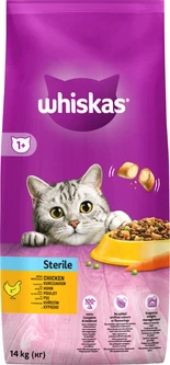 Whiskas Корм з курка м'ясо та м'ясні субпродукти для котів
