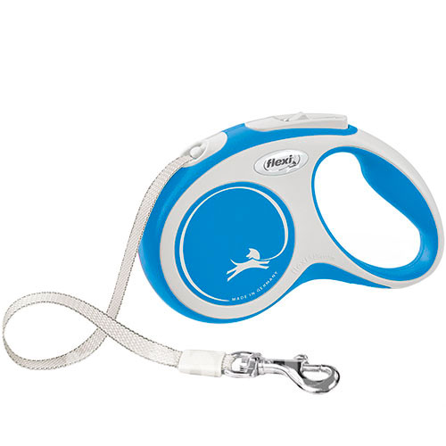 Flexi New Comfort S — повідець-рулетка для собак до 15 кг, стрічка, 5 м
