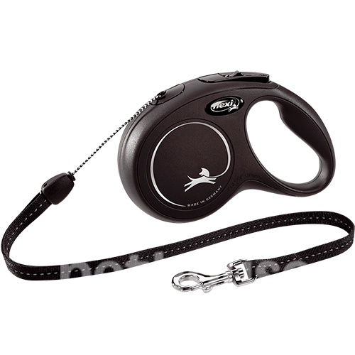 Flexi New Classic S — повідець-рулетка для собак до 12 кг, трос, 8 м