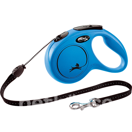 Flexi New Classic M — повідець-рулетка для собак до 20 кг, трос, 8 м