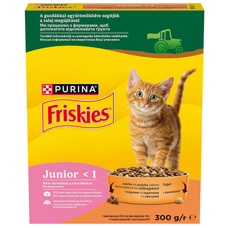 Friskies Корм з курка індичка для кошенят