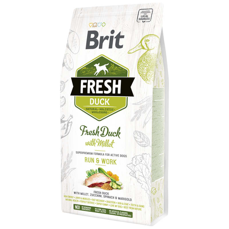 Brit Fresh Корм з качкою для дорослих собак