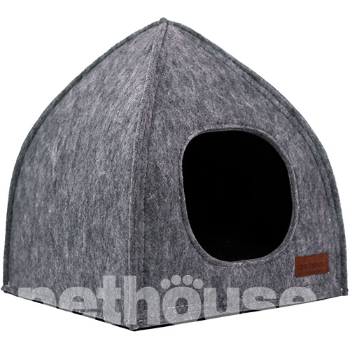 Pethouse Будиночок Tent для котів та собак, сірий