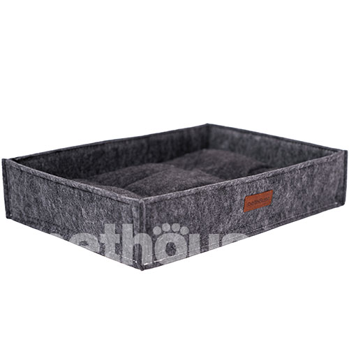 Pethouse Лежак Box для котів та собак, сірий