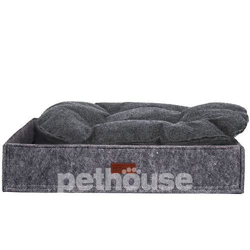 Pethouse Лежак Box для котів та собак, сірий