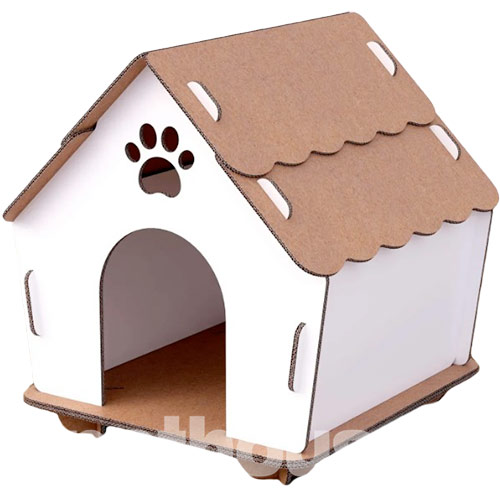 FuTuFu Pets Картонний будиночок "КОТеджик" для котів і собак