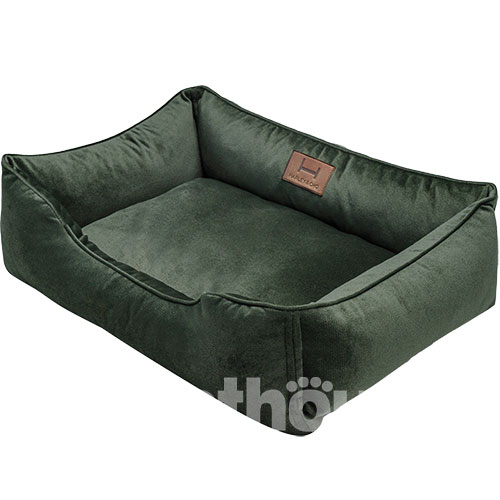 Harley and Cho М'який лежак з бортами Velour Green