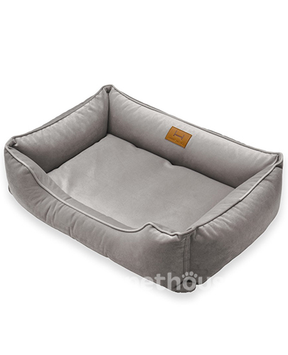 Harley and Cho М'який лежак з бортами Velour Grey