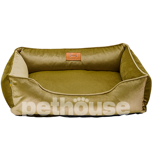 Harley and Cho М'який лежак з бортами Velour Olive