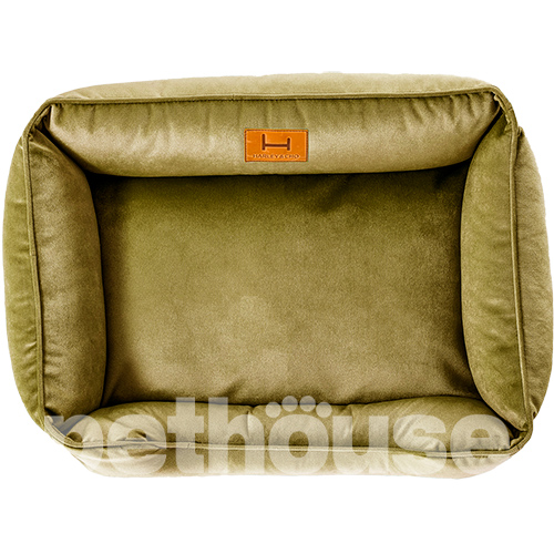 Harley and Cho М'який лежак з бортами Velour Olive