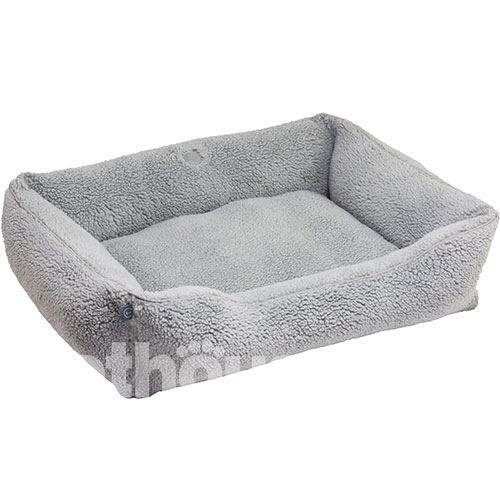 Harley and Cho М'який лежак з бортами Fur Gray