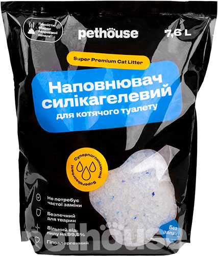 Pethouse Силікагелевий наповнювач для котячого туалету