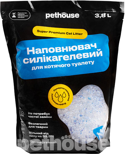 Pethouse Силікагелевий наповнювач для котячого туалету