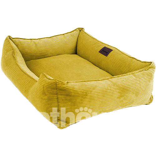 Harley and Cho М'який лежак з бортами Yellow Velvet