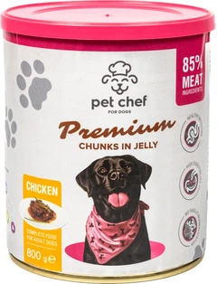 Pet Chef Вологий корм (шматочки в желе) для дорослих собак