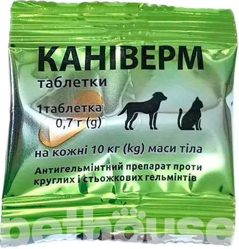 Каніверм Препарат від гельмінтів грама для котів