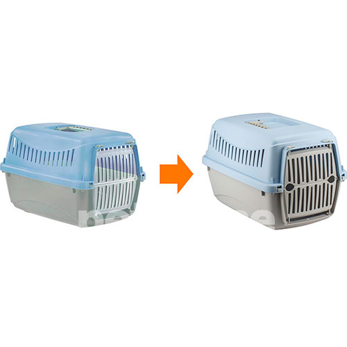 Bergamo Gipsy XS Plastic Door Переноска для котів і невеликих собак