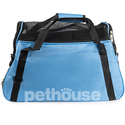 D&M Pets Сумка-переноска Cross-Body для котів і собак, блакитна