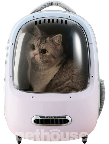 Petkit Рюкзак-переноска Breezy2 Smart Cat Carrier Blue для котів і собак вагою до 8 кг