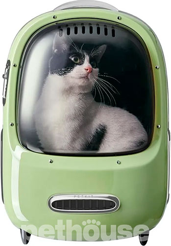 Petkit Рюкзак-переноска Breezy2 Smart Cat Carrier Green для котів і собак вагою до 8 кг