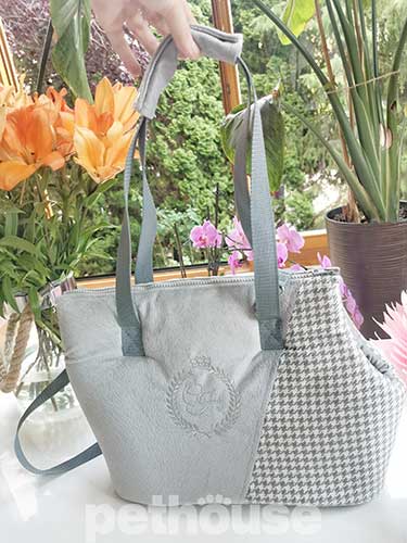 Chloe's Home Berlin Gray Сумка-переноска для собак і котів