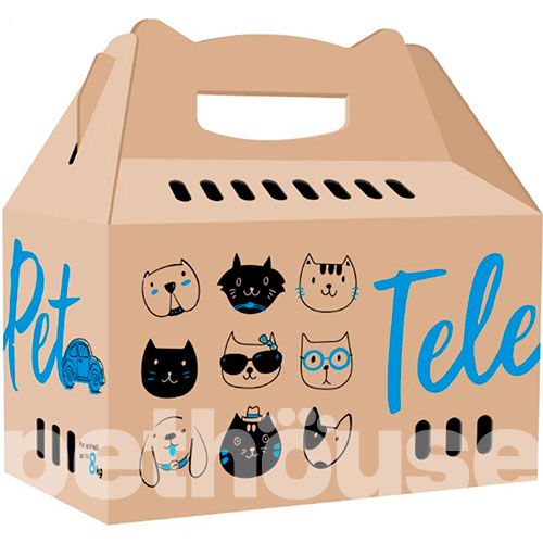 Collar TelePet Картонна переноска для котів і собак