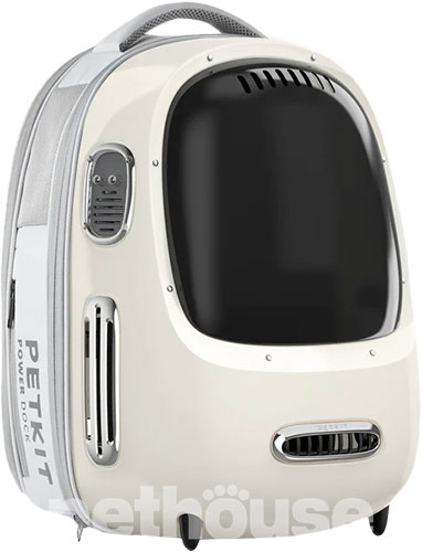 Petkit Рюкзак-переноска Breezy2 Smart Cat Carrier White для котів і собак вагою до 8 кг